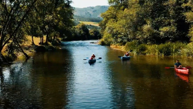 Canoas en San Tirso de Abres